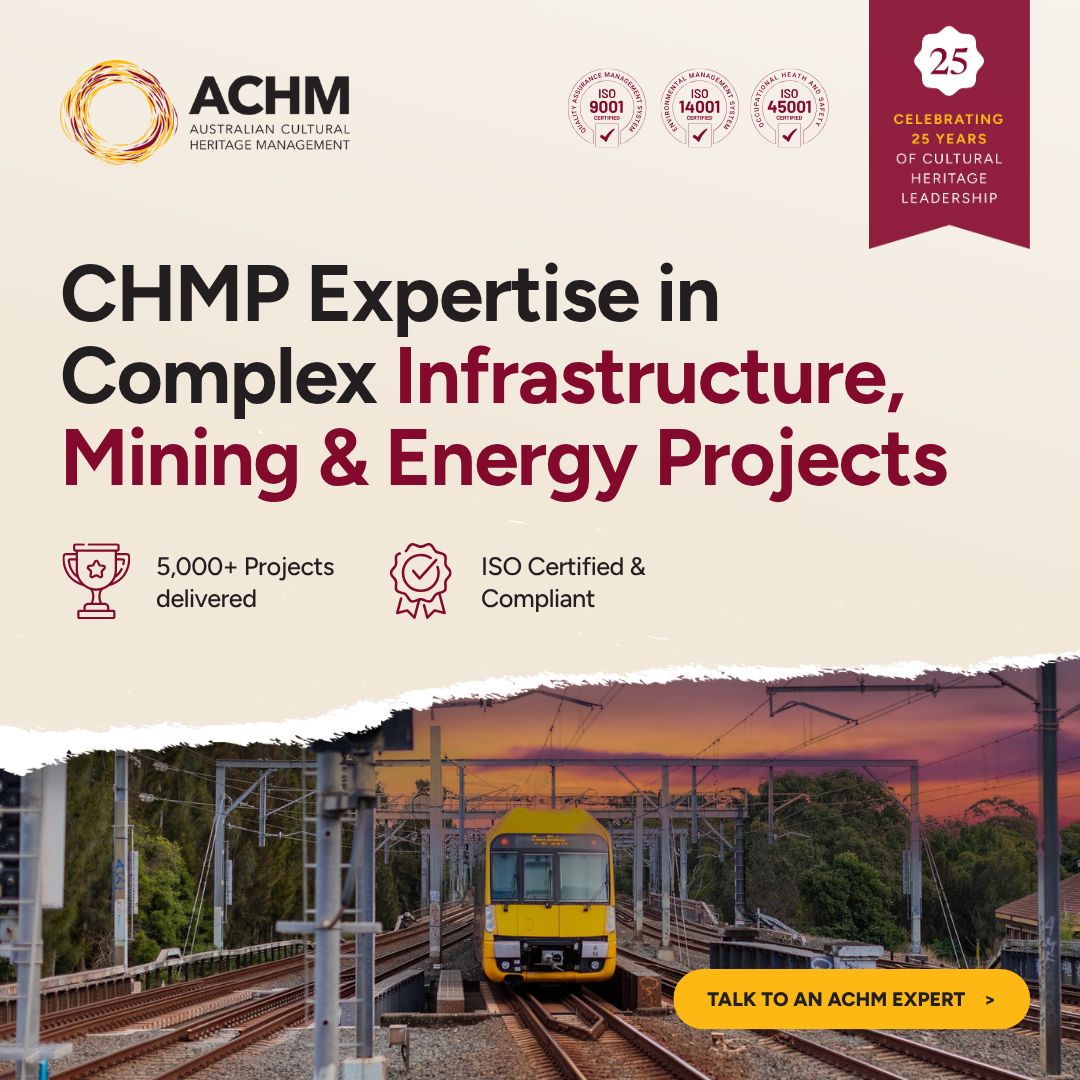 Australian Cultural Heritage Management ad
