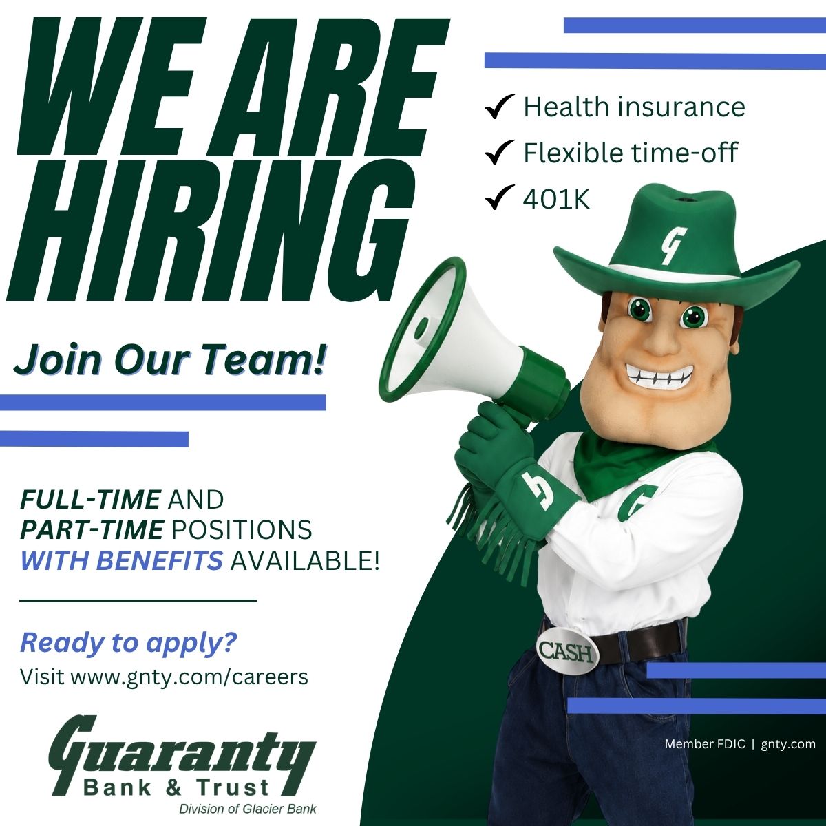 Guaranty Bank & Trust ad