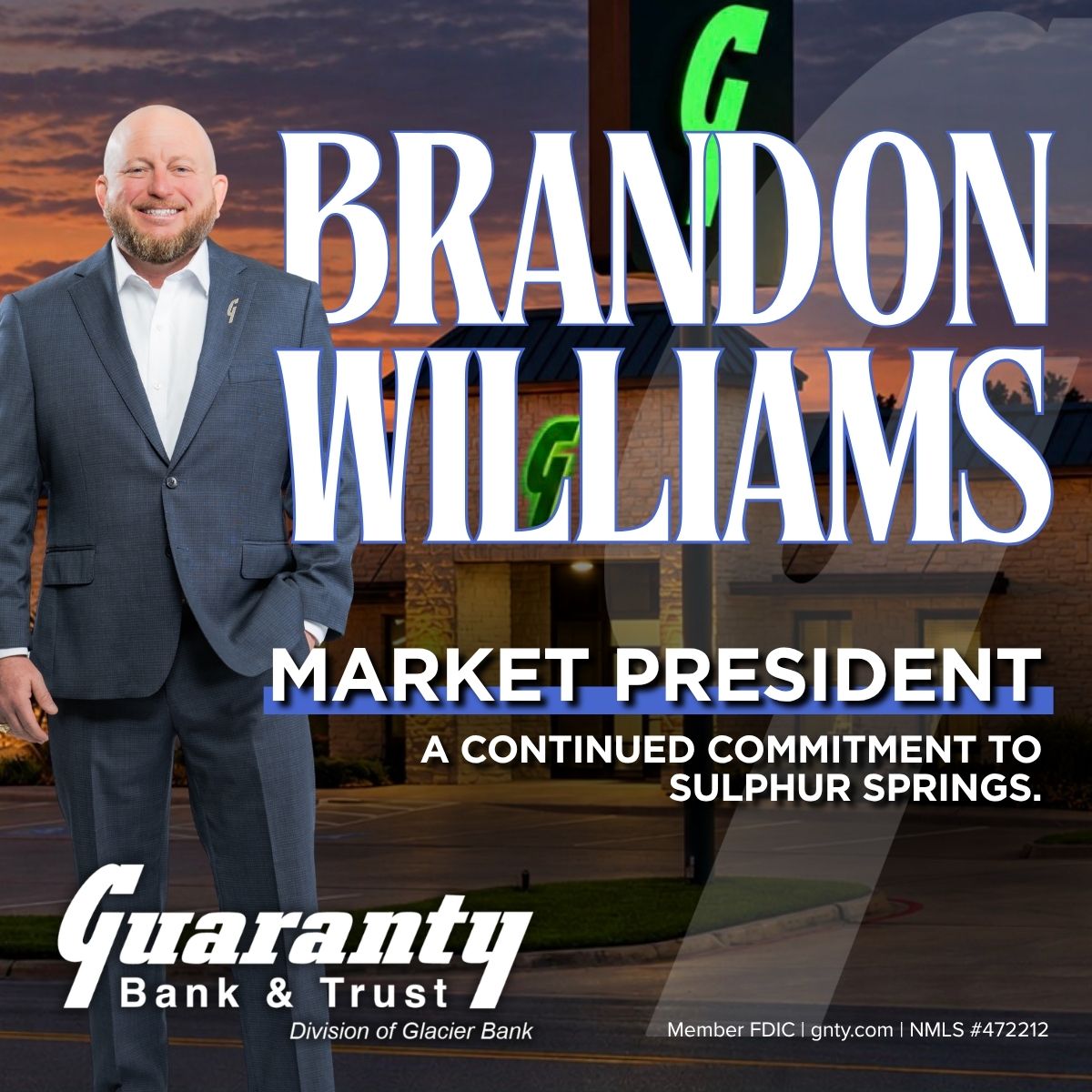 Guaranty Bank & Trust ad