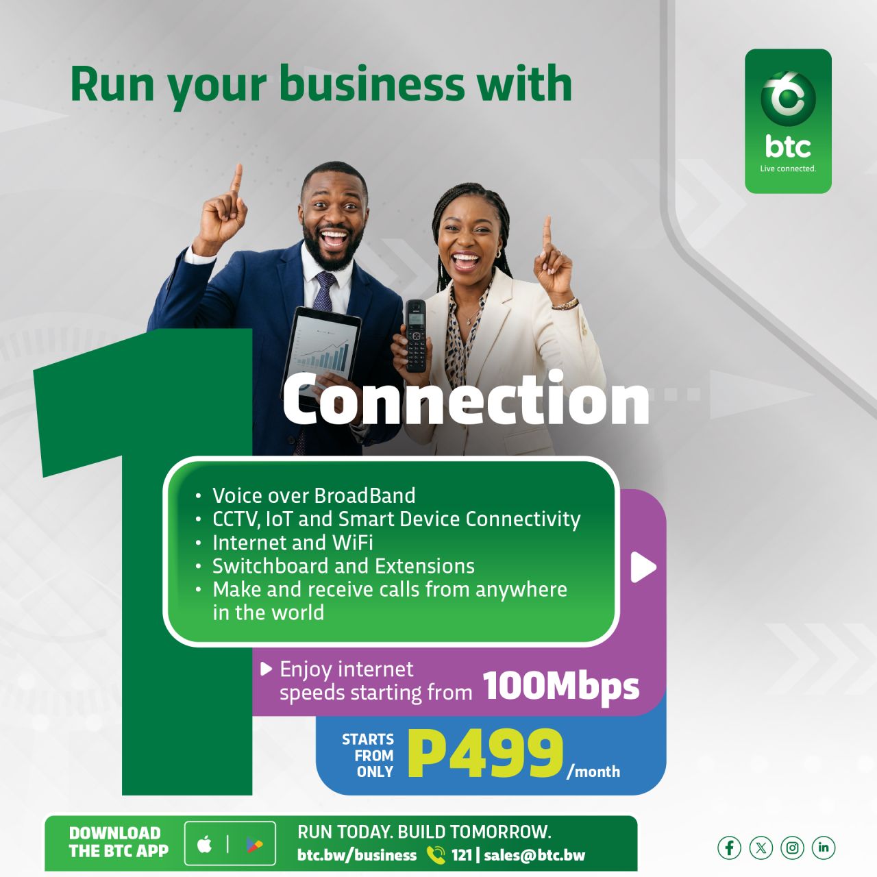 Botswana Telecommunications Corporation (BTC) ad