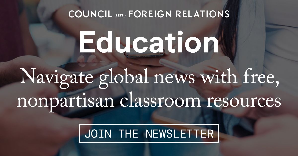 Council on Foreign Relations ad