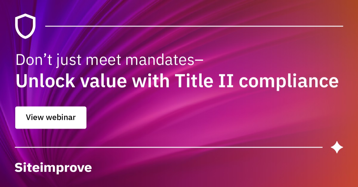Siteimprove ad