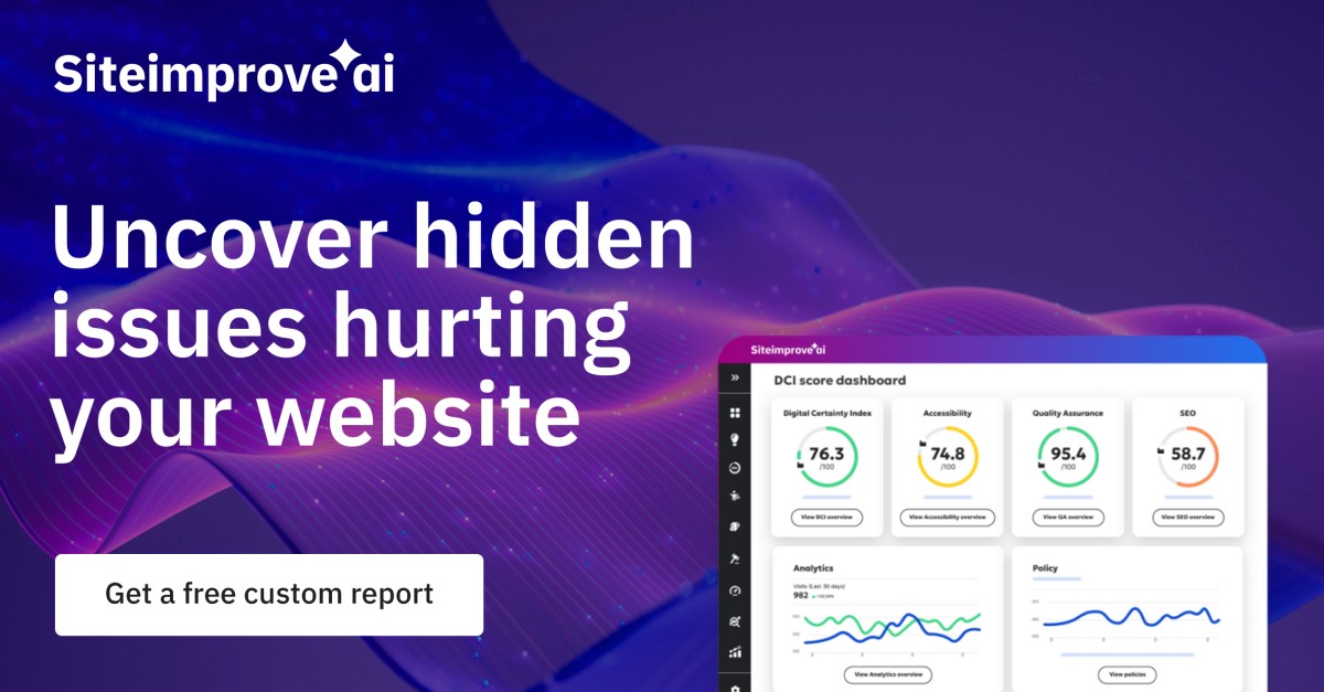 Siteimprove ad
