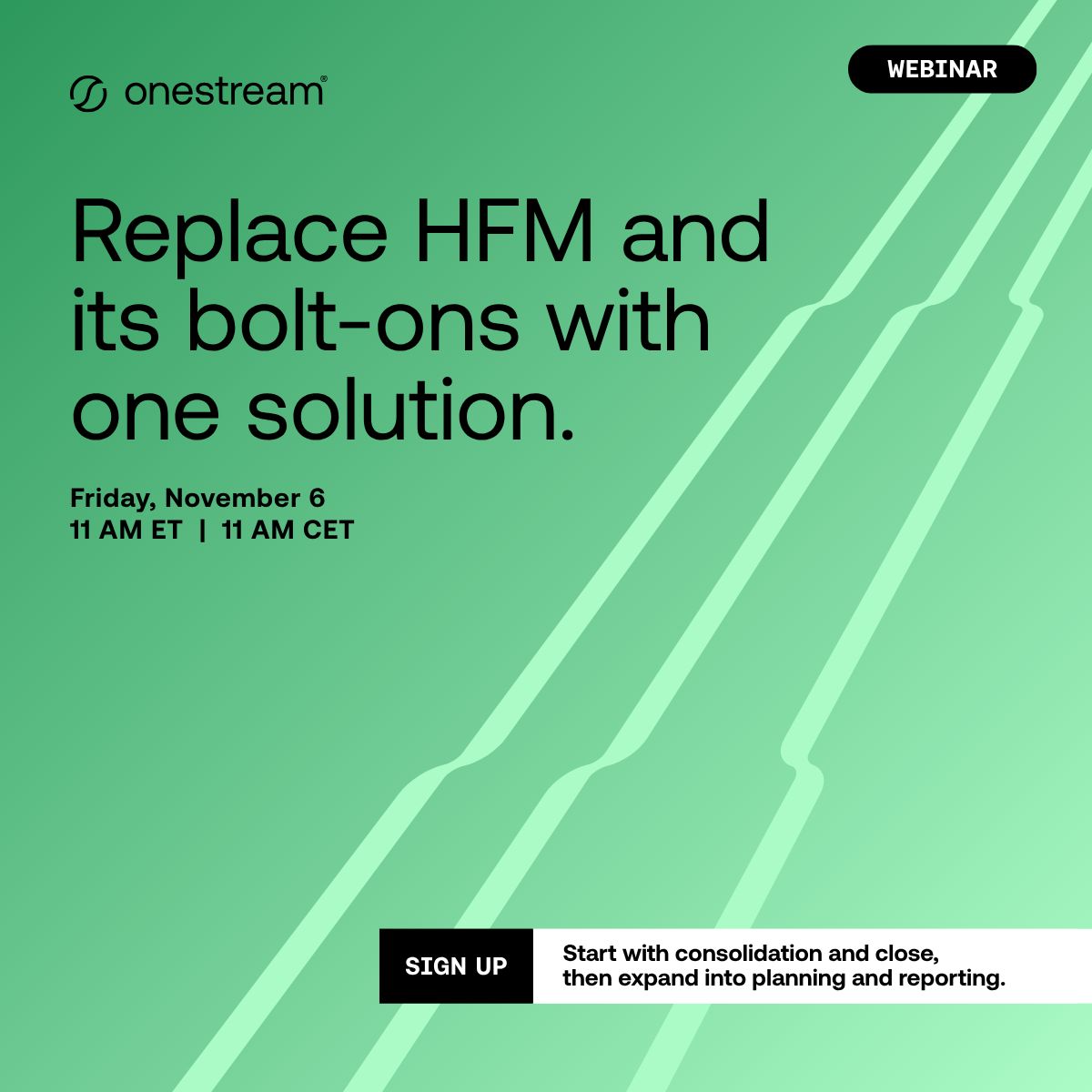 OneStream Software ad