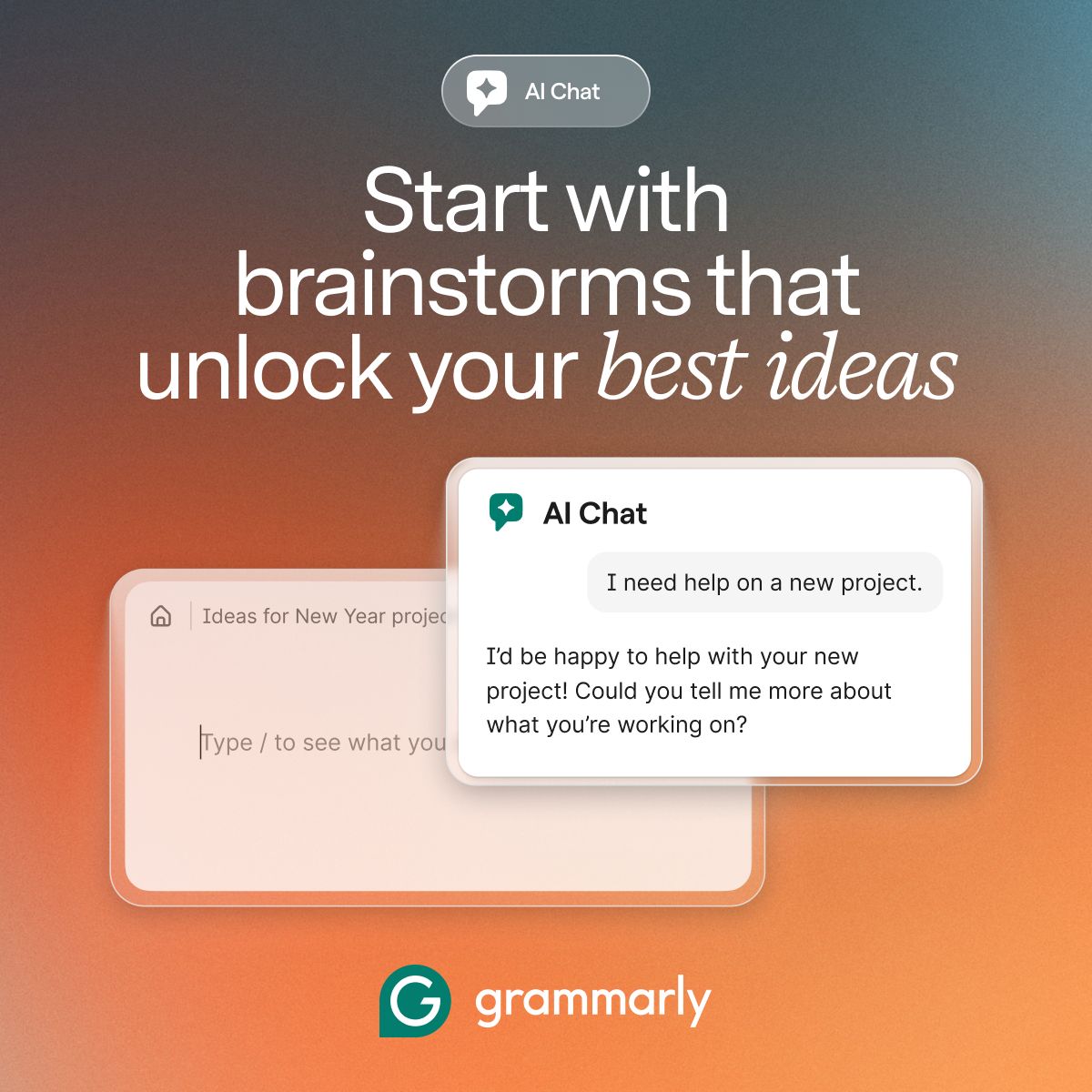 Grammarly ad