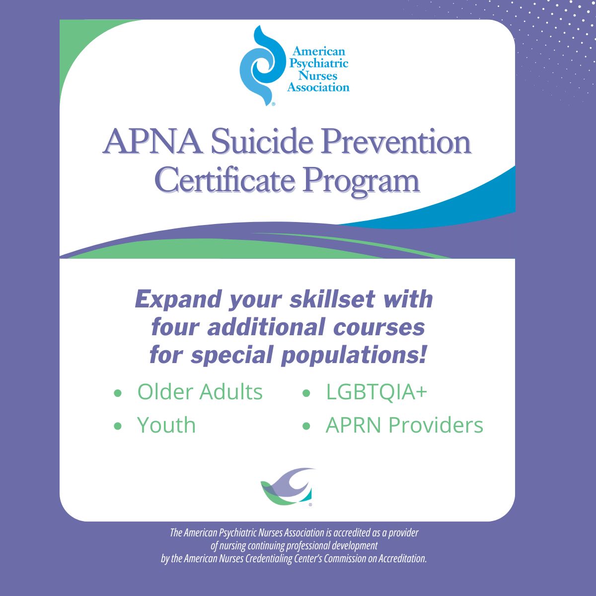 American Psychiatric Nurses Association ad