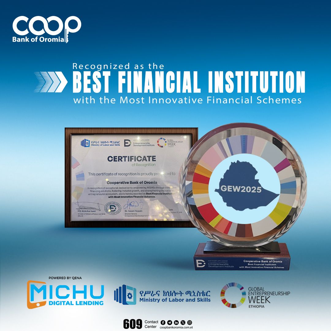 Cooperative Bank of Oromia ad