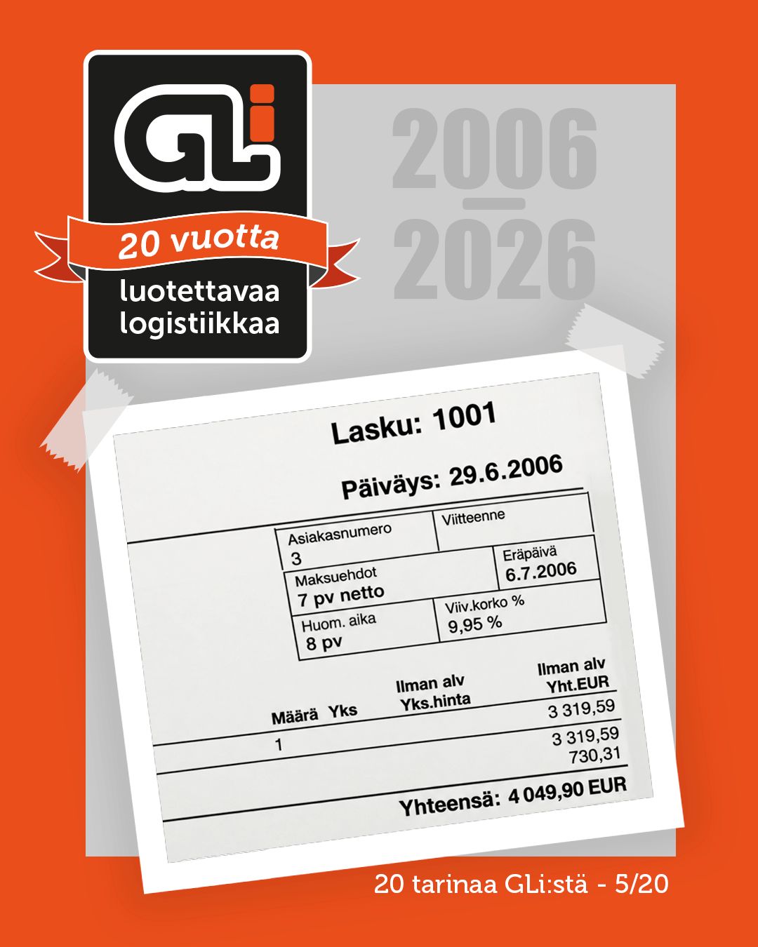 GLi Yhtiöt - GLi Express Oy ad