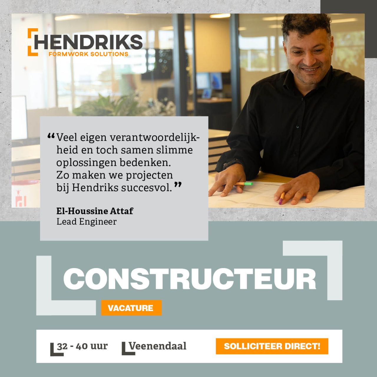 Hendriks Formwork Solutions ad