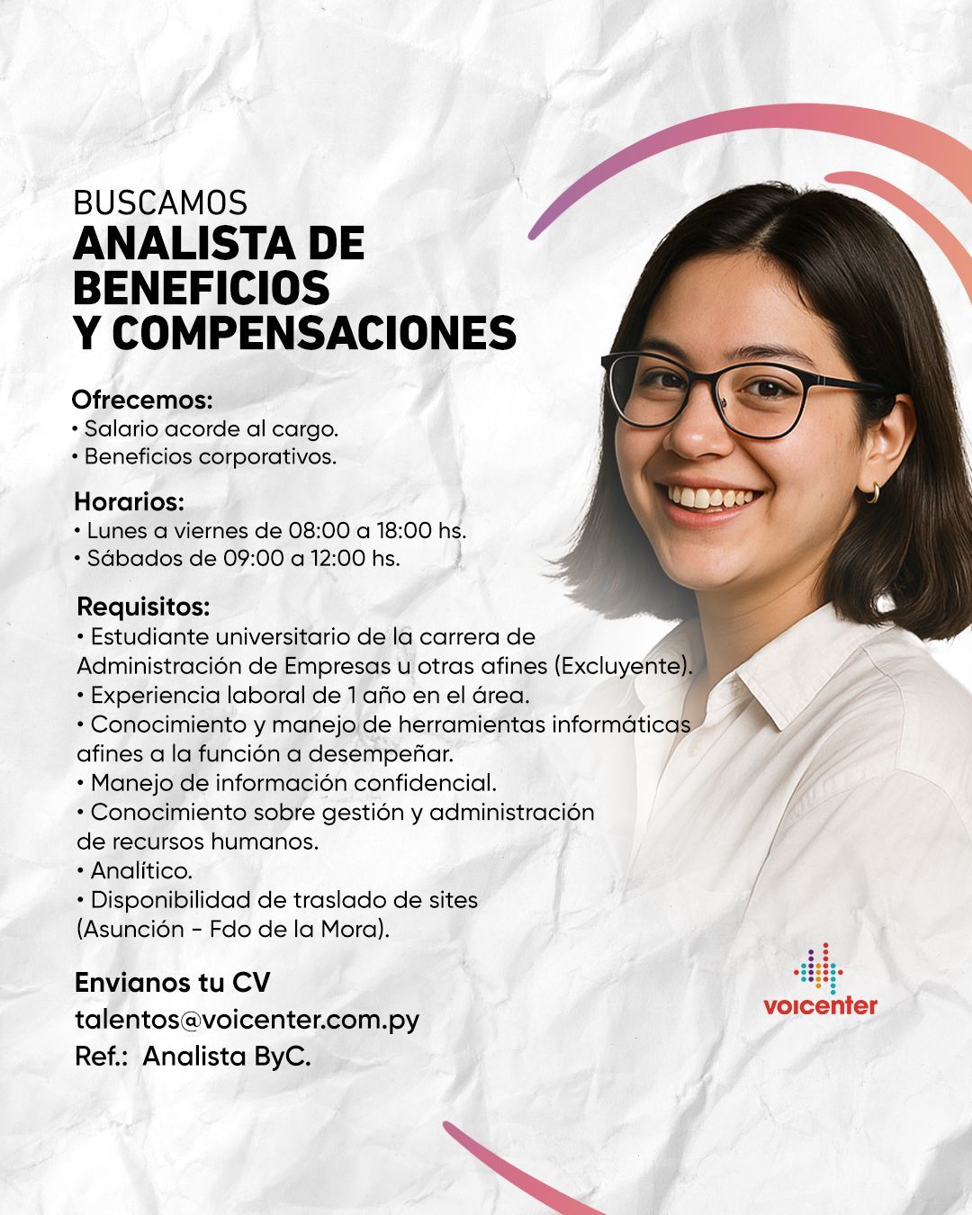 Voicenter Paraguay ad