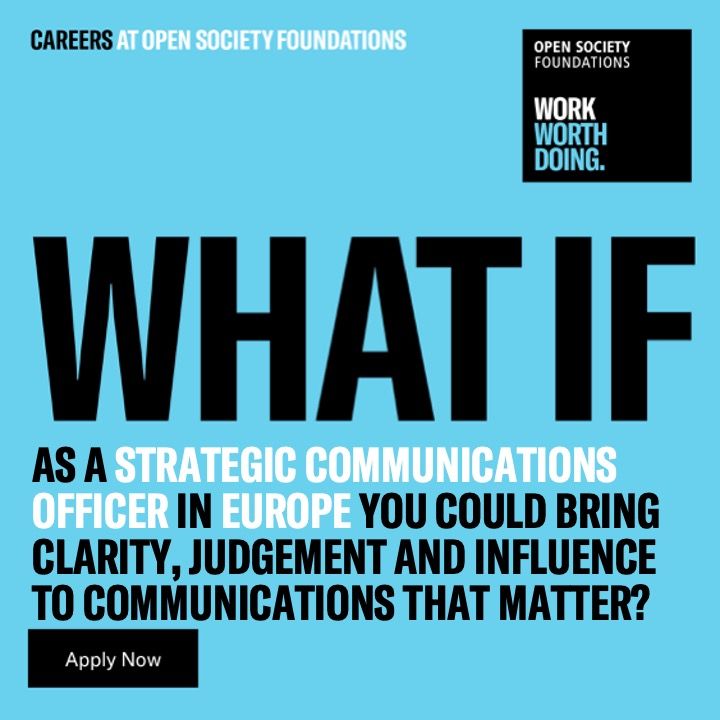 Open Society Foundations ad