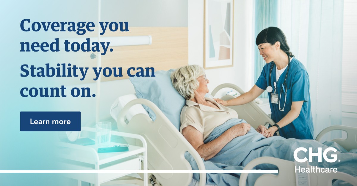 CHG Healthcare ad