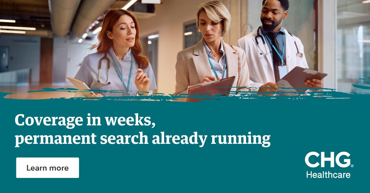 CHG Healthcare ad