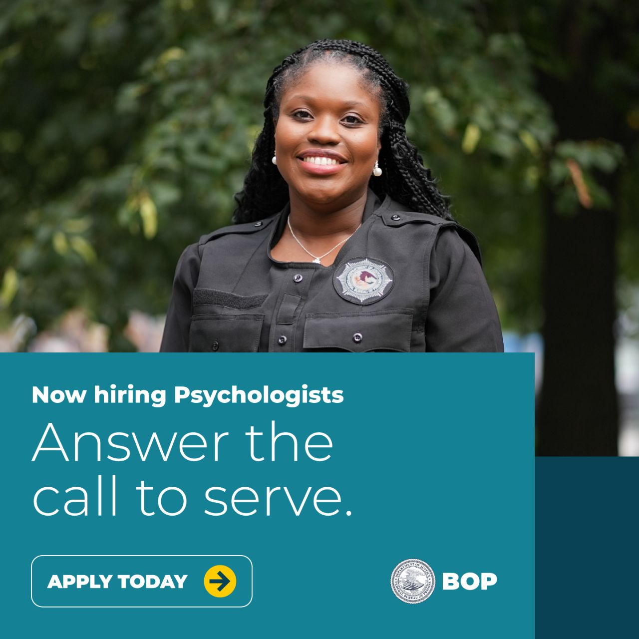 Federal Bureau of Prisons - Career Connections ad