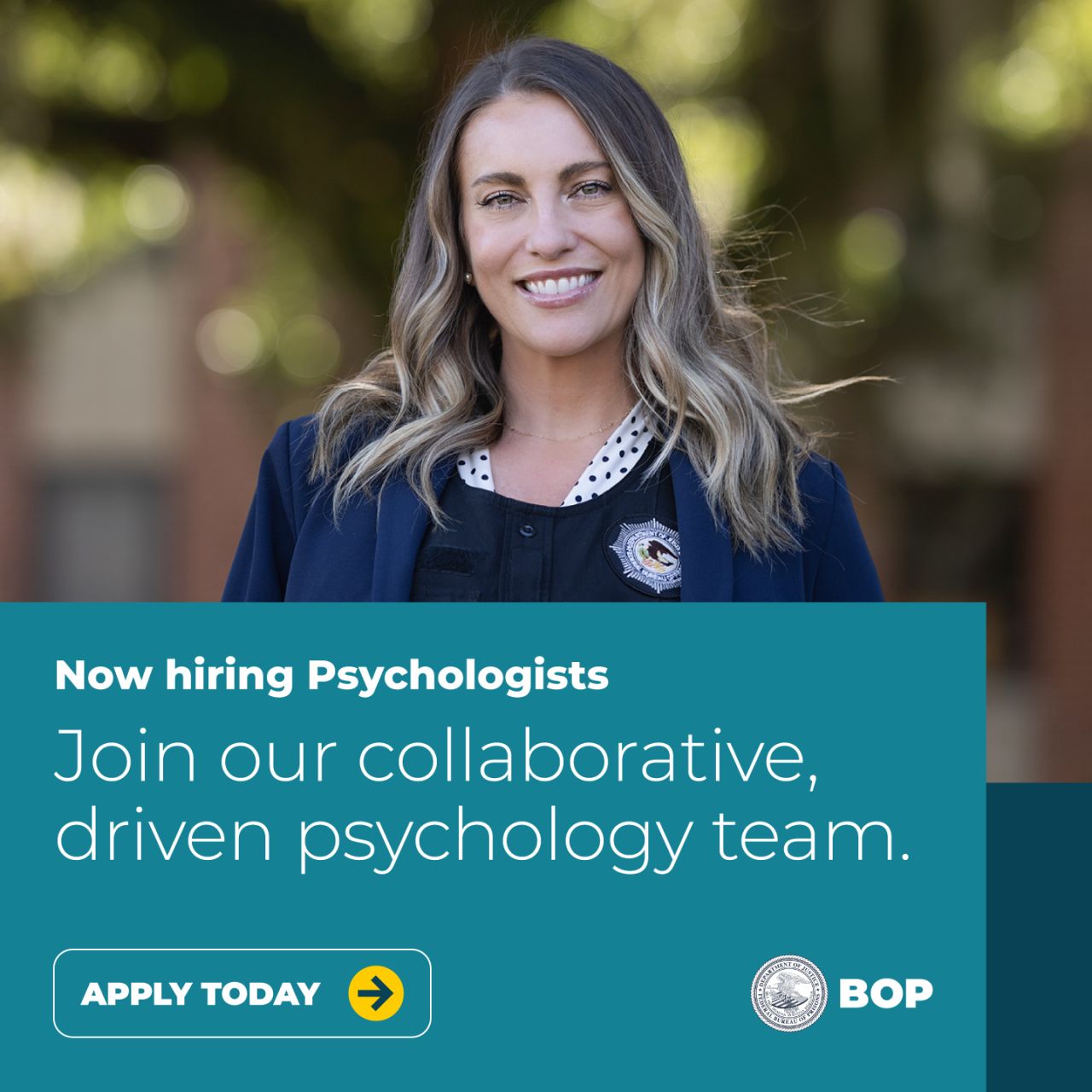 Federal Bureau of Prisons - Career Connections ad