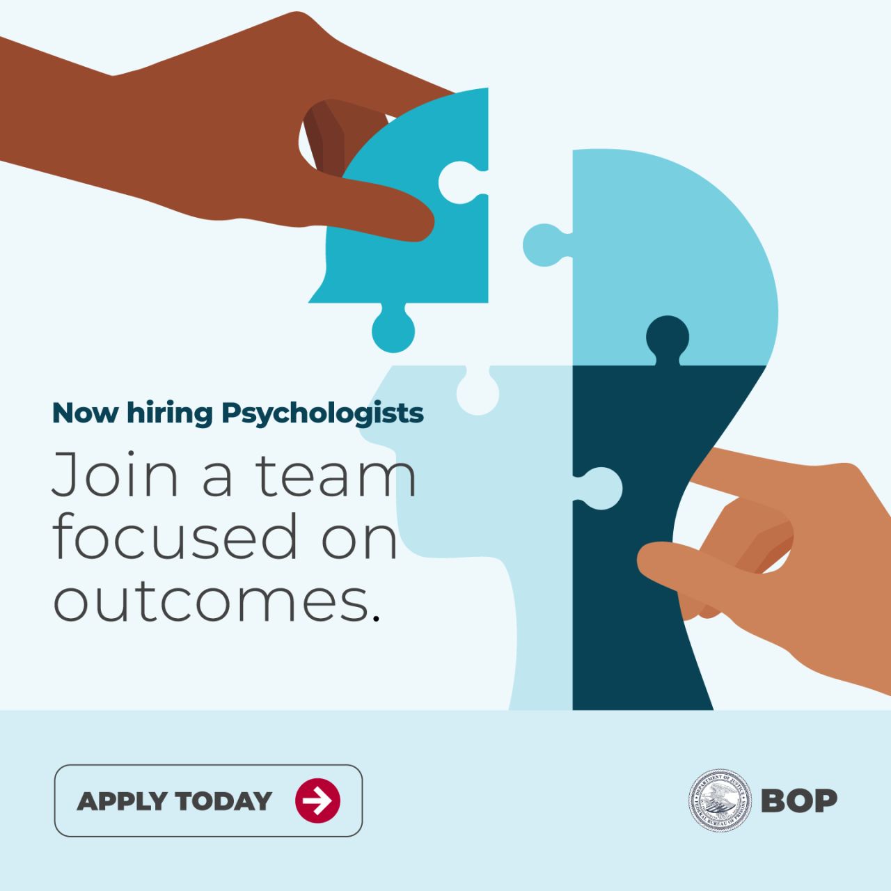 Federal Bureau of Prisons - Career Connections ad