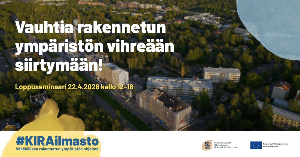 Ympäristöministeriö - Miljöministeriet - Ministry of the Environment of Finland ad