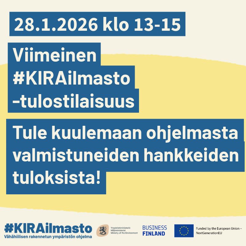 Ympäristöministeriö - Miljöministeriet - Ministry of the Environment of Finland ad