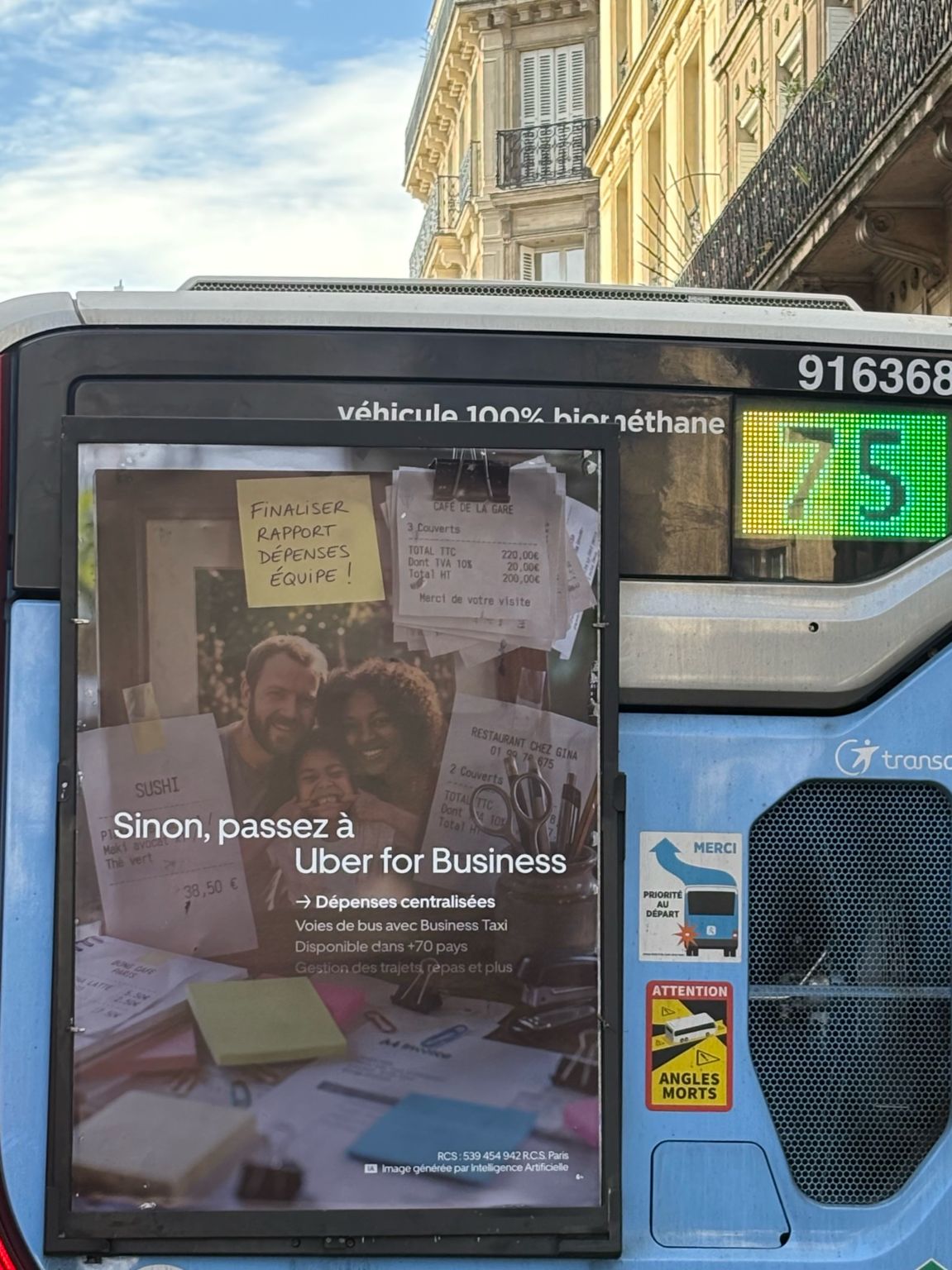 Uber for Business ad