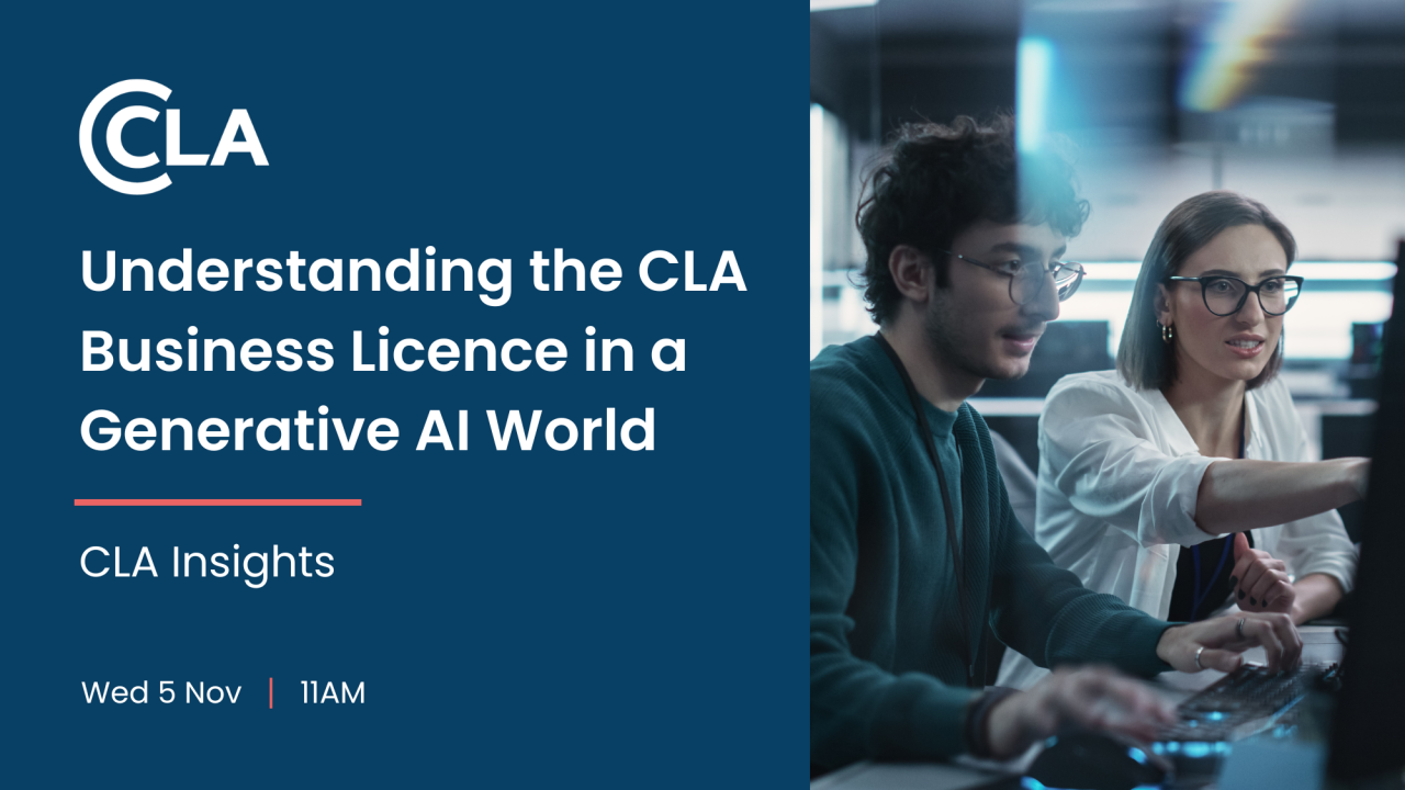 Copyright Licensing Agency ad