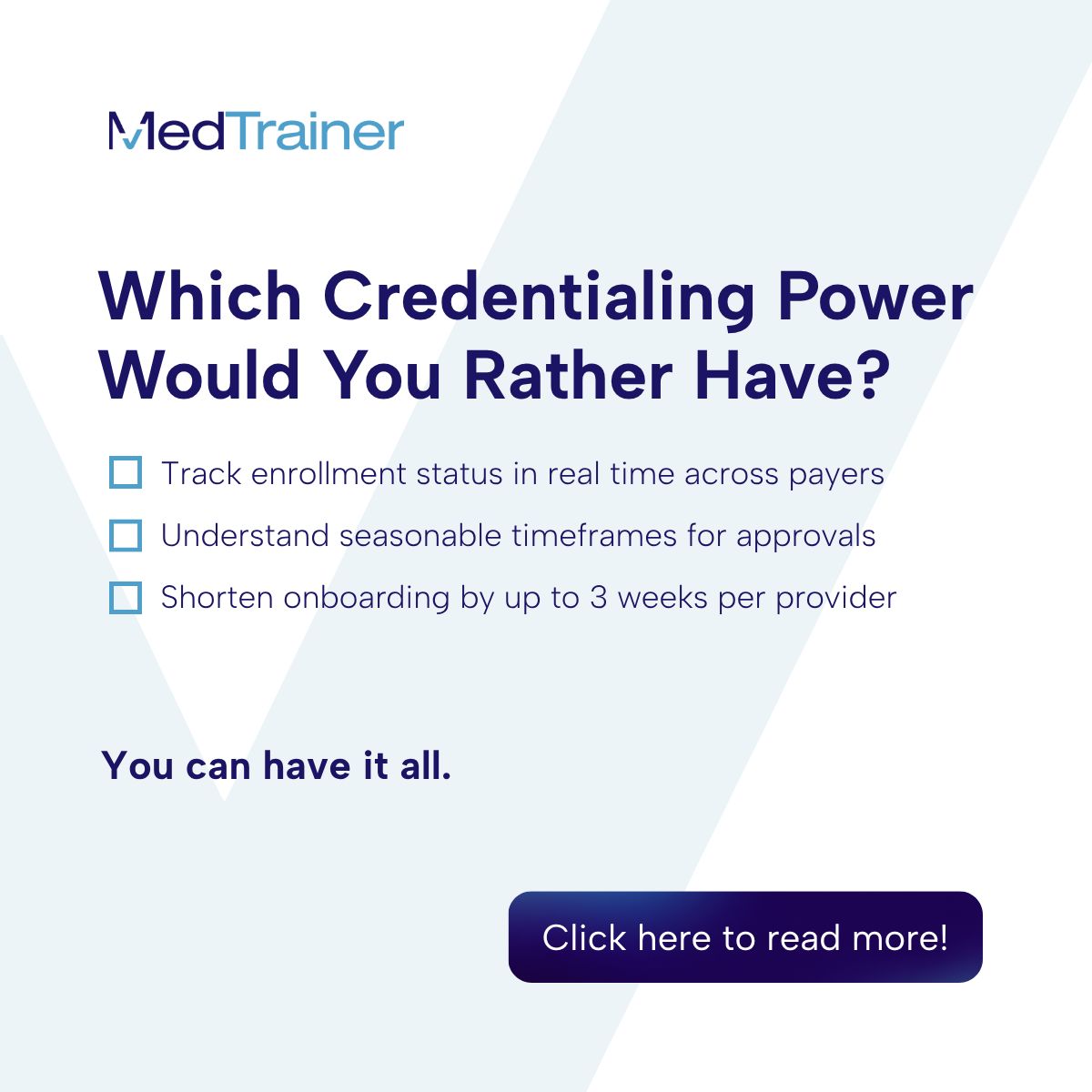 MedTrainer ad