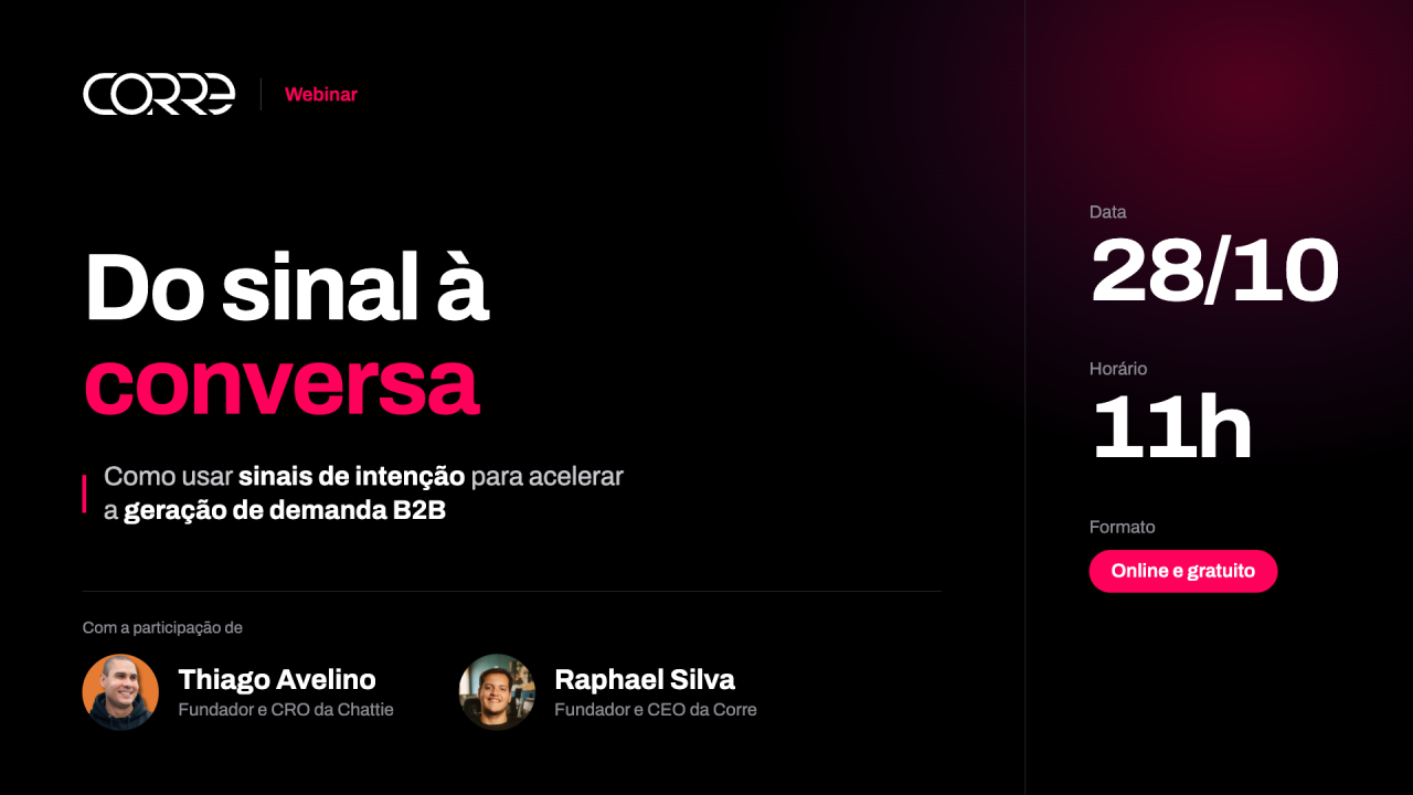 Corre | Aceleradora de Marketing B2B ad