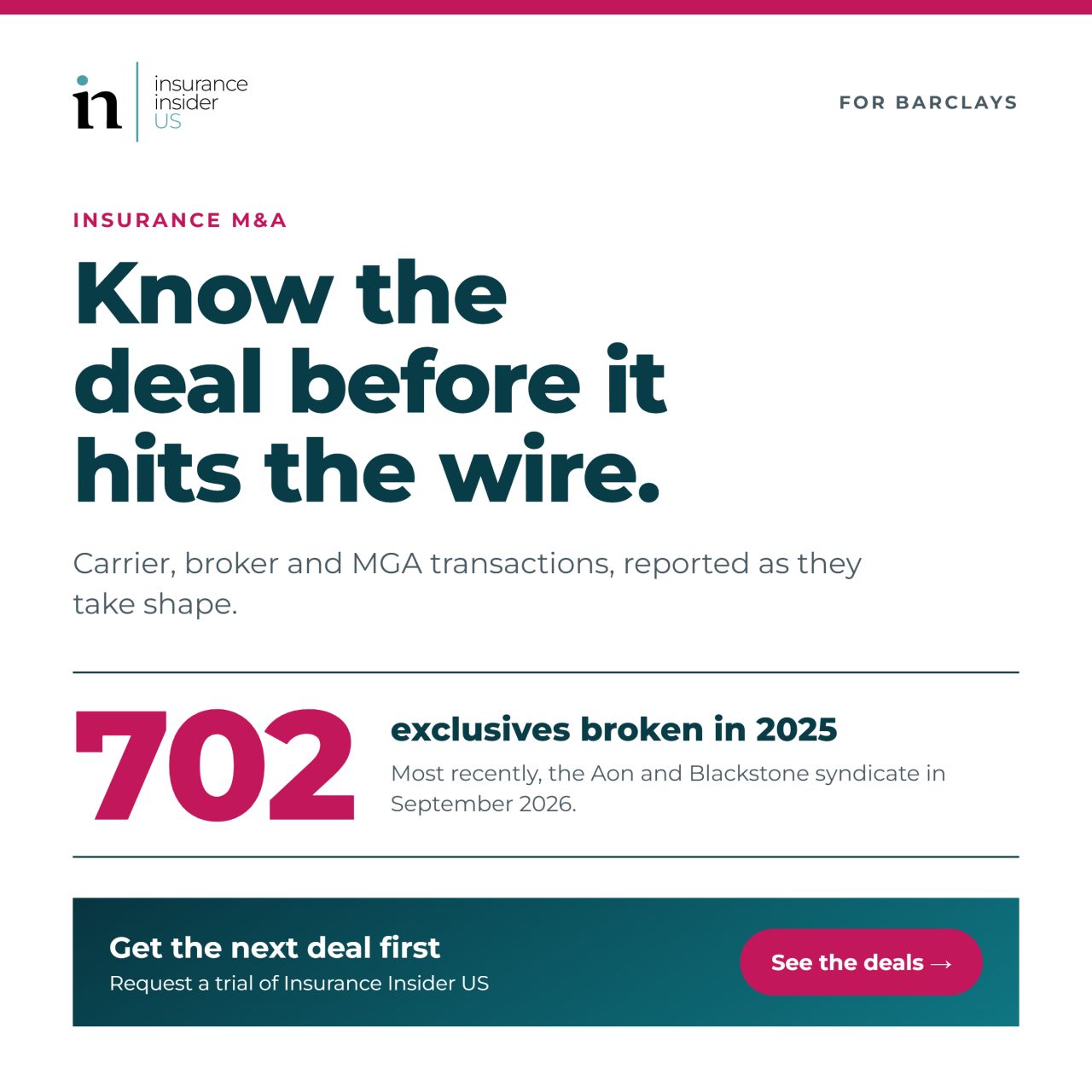 Insurance Insider US ad