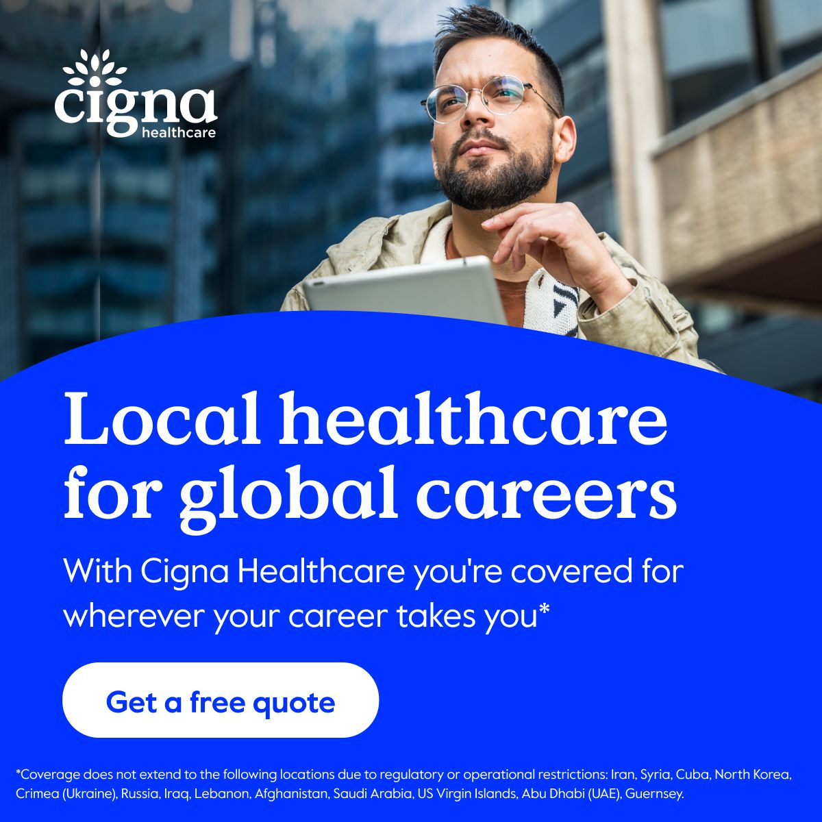 Cigna Healthcare Global Individuals ad