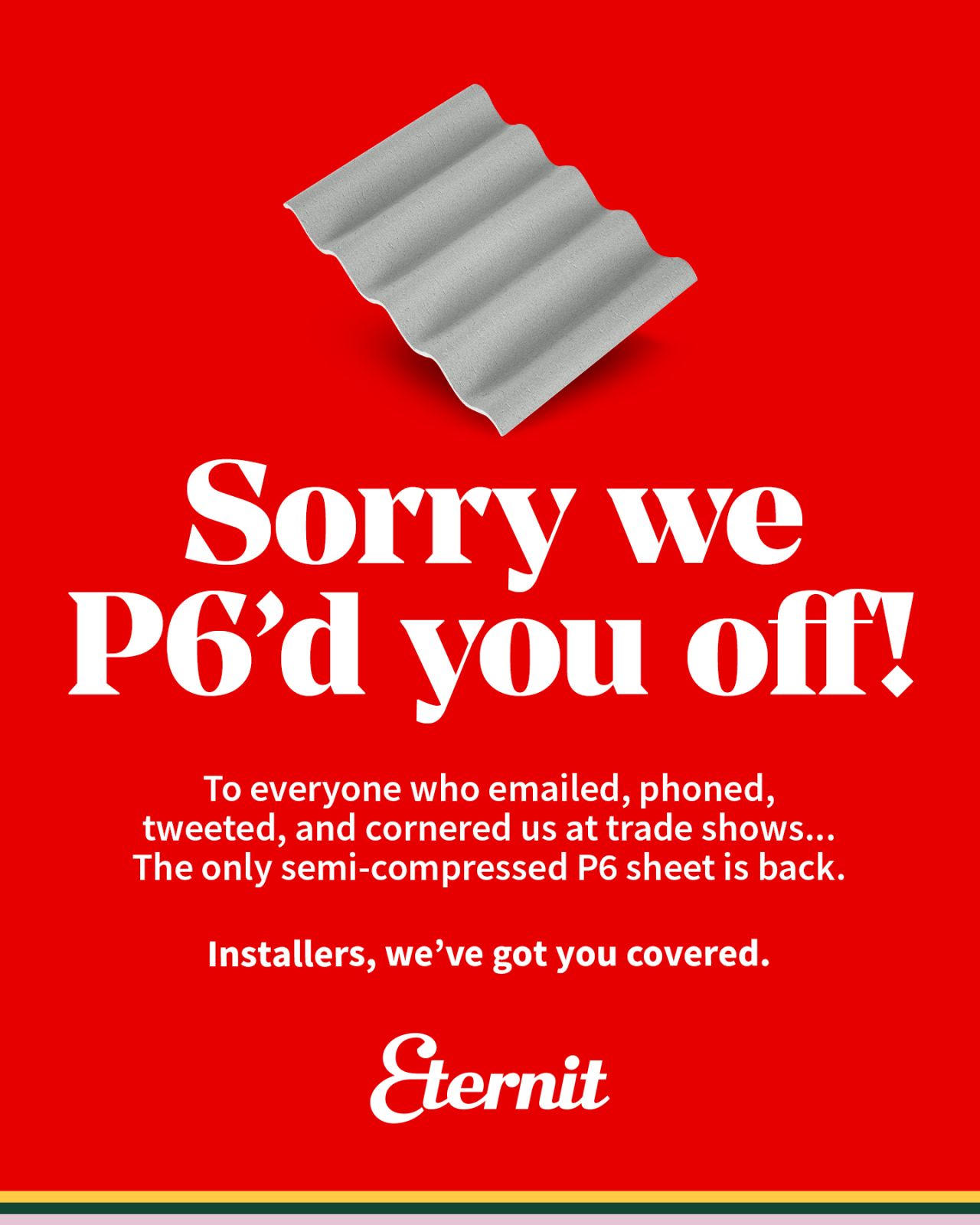 Eternit UK ad
