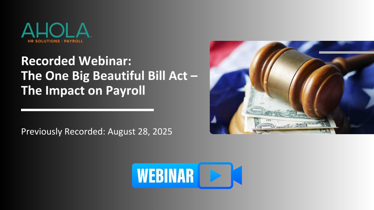 Ahola Payroll & HR Solutions ad