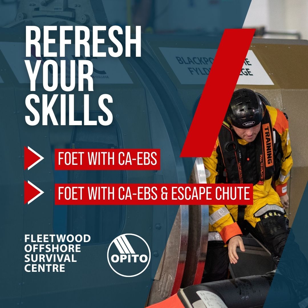 Fleetwood Offshore Survival Centre ad