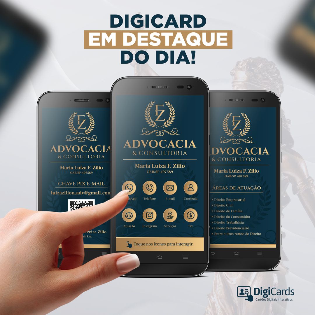 Cartão de Visita Digital - DigiCard ad