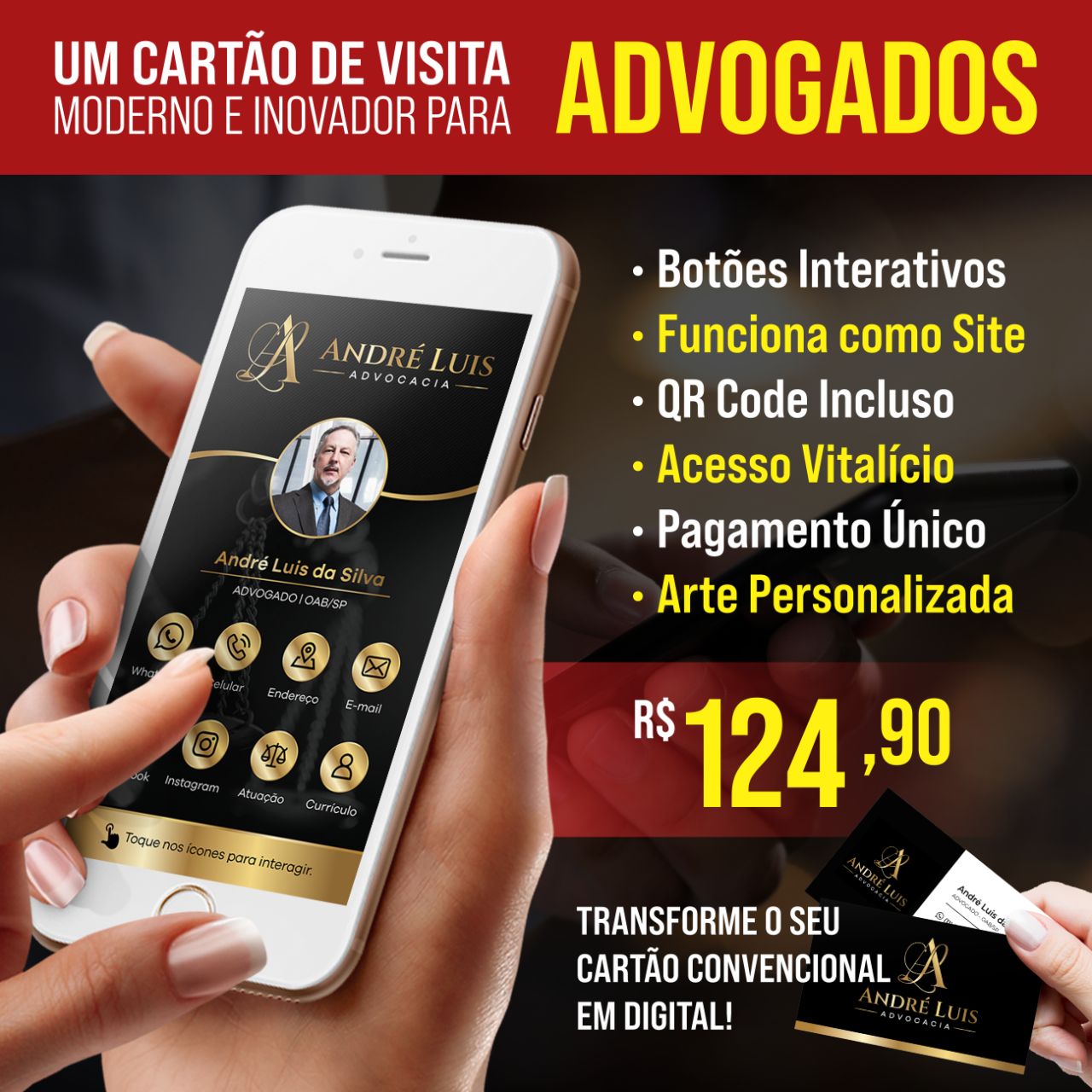 Cartão de Visita Digital - DigiCard ad