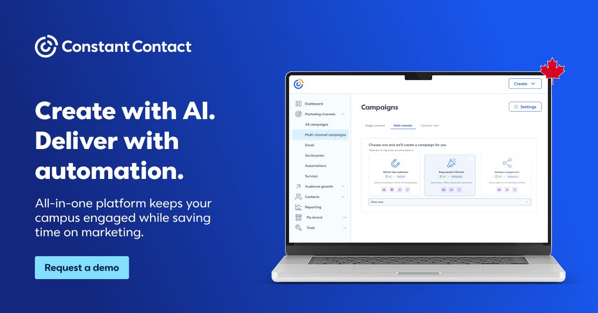 Constant Contact ad