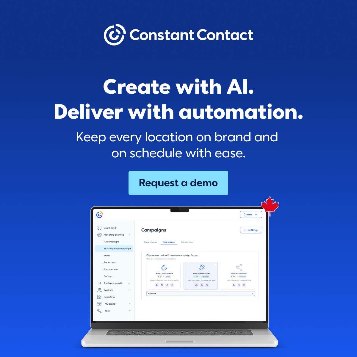 Constant Contact ad