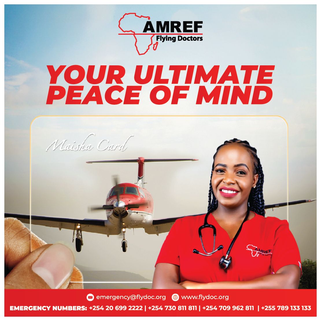 AMREF Flying Doctors ad
