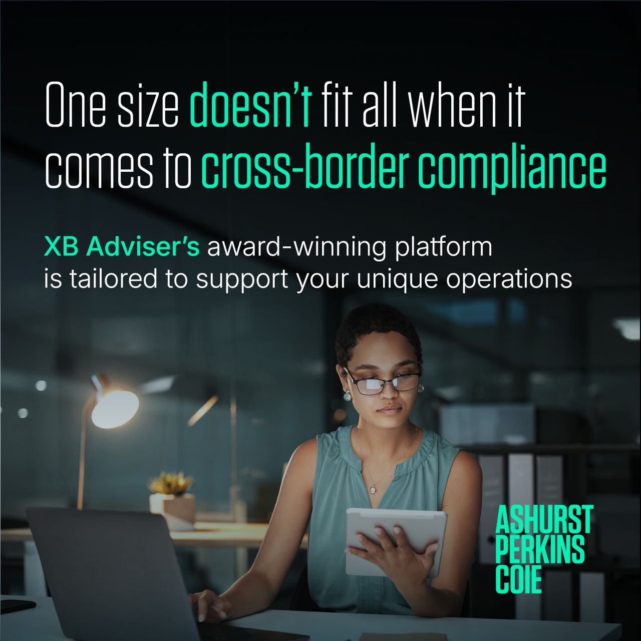 Ashurst Perkins Coie ad