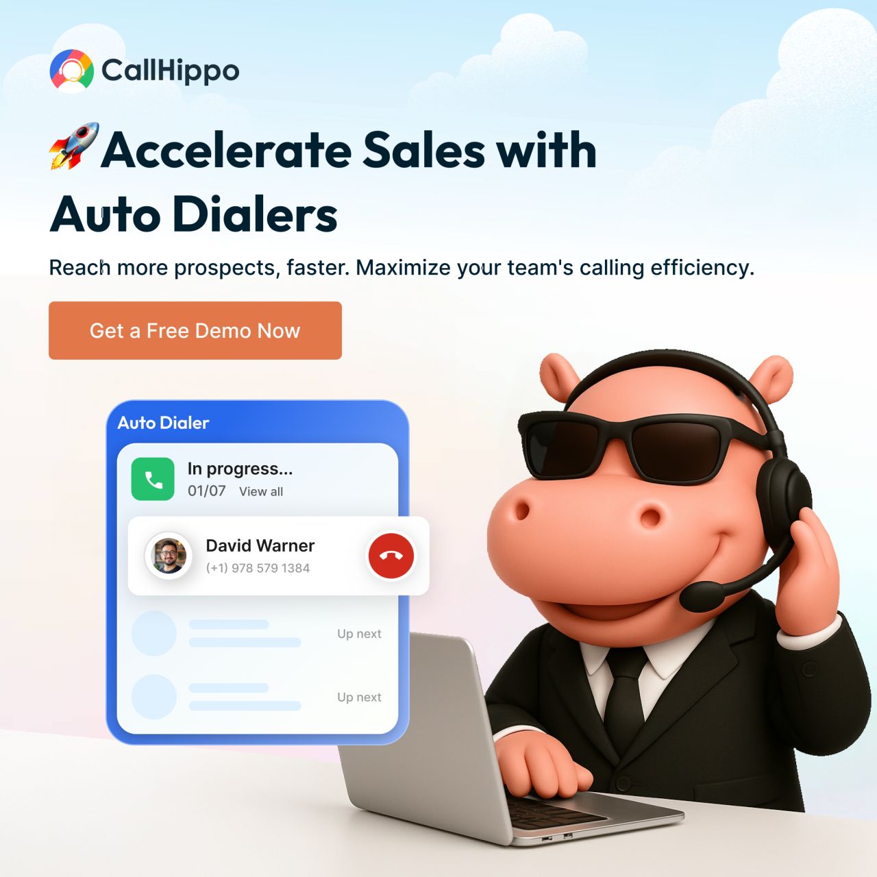 CallHippo ad