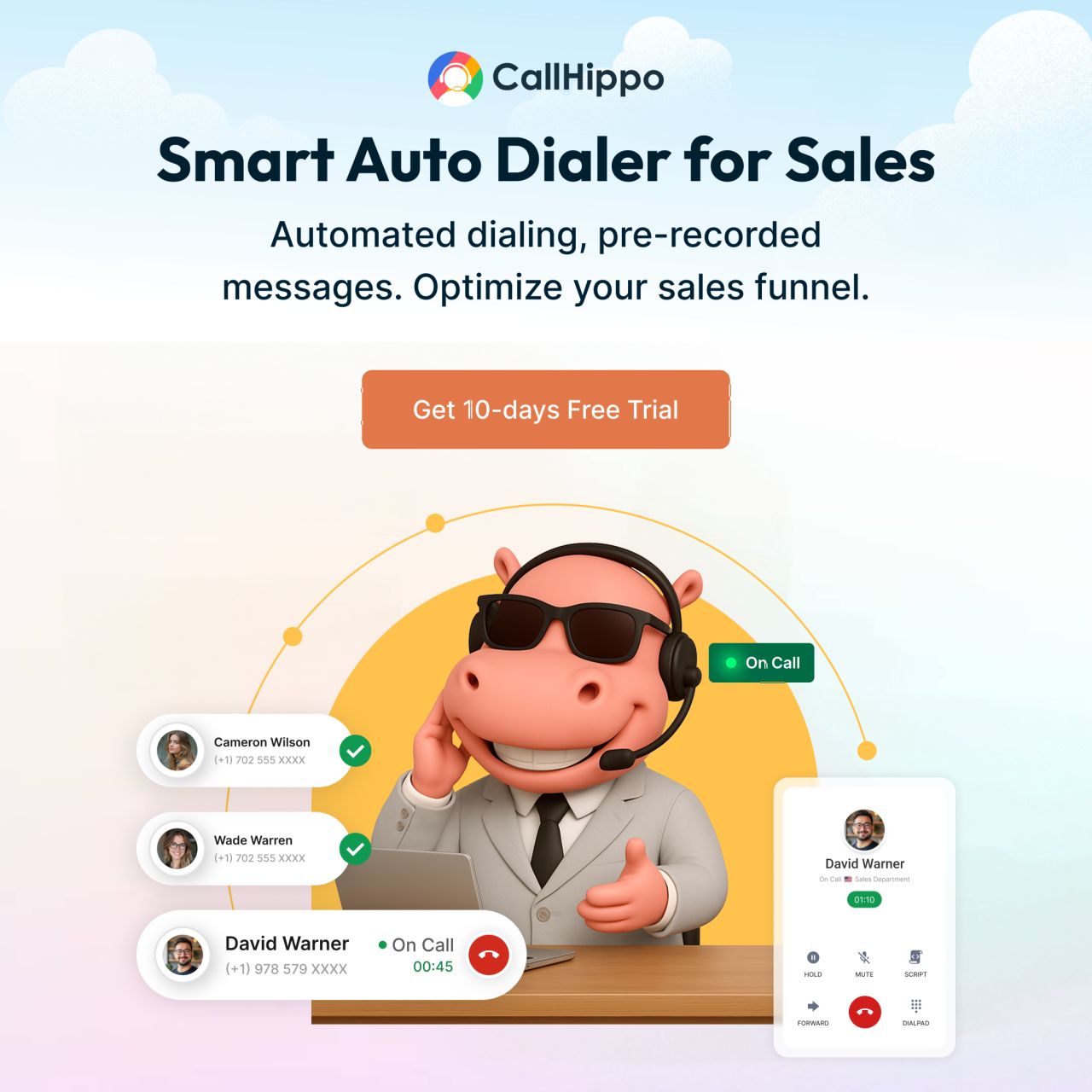 CallHippo ad