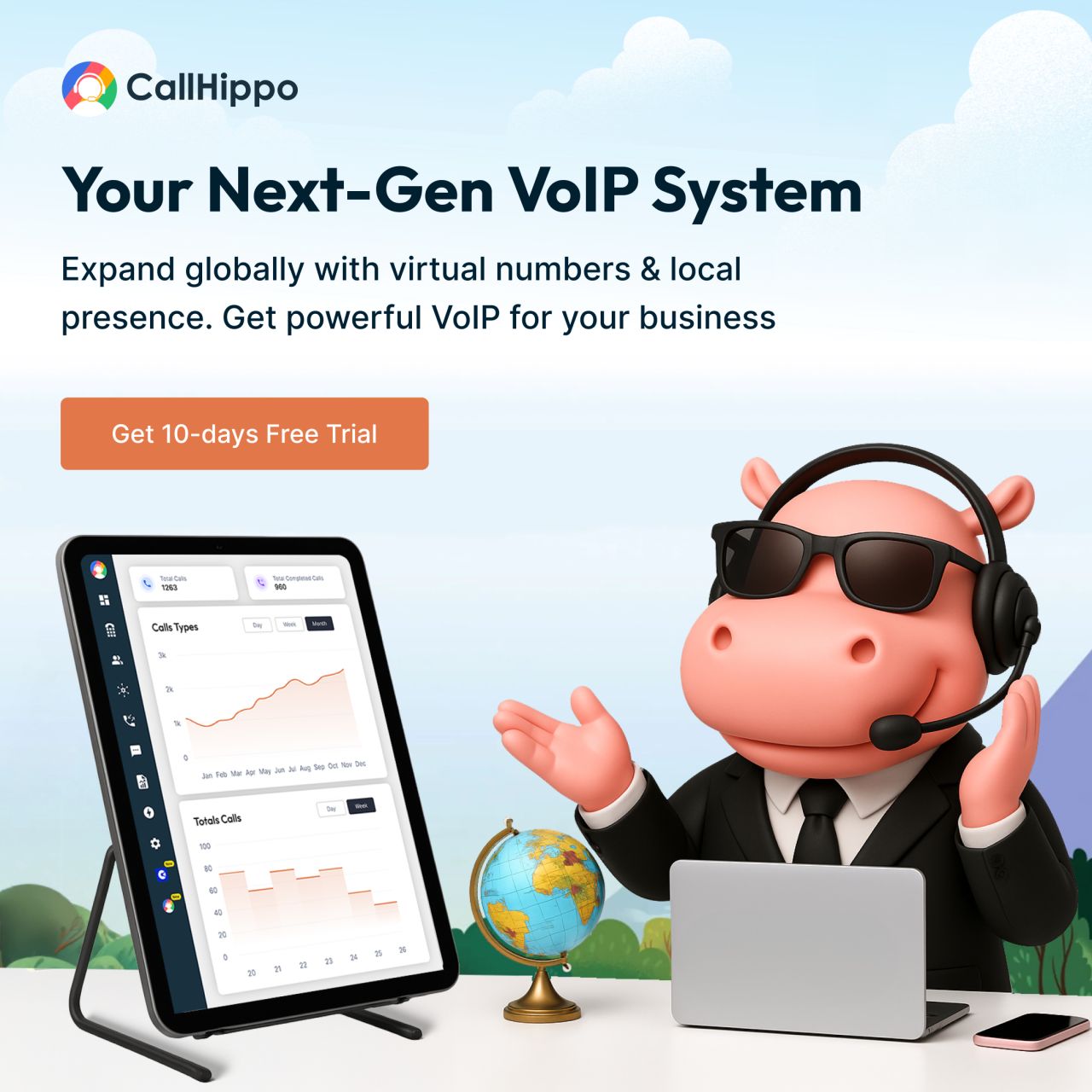 CallHippo ad