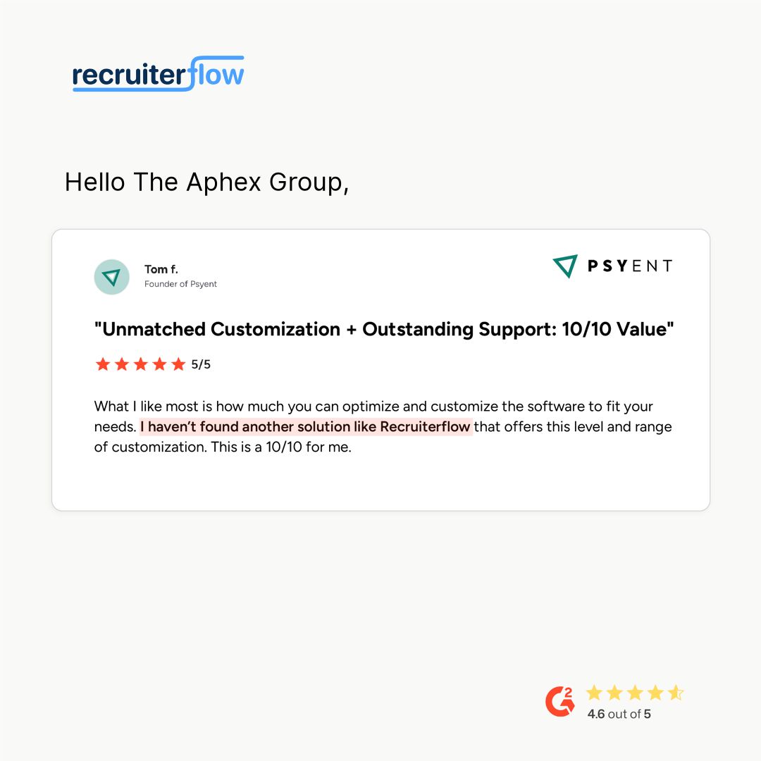 Recruiterflow ad