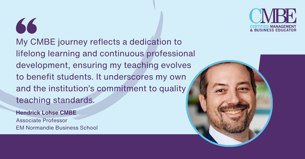 Chartered Association of Business Schools ad