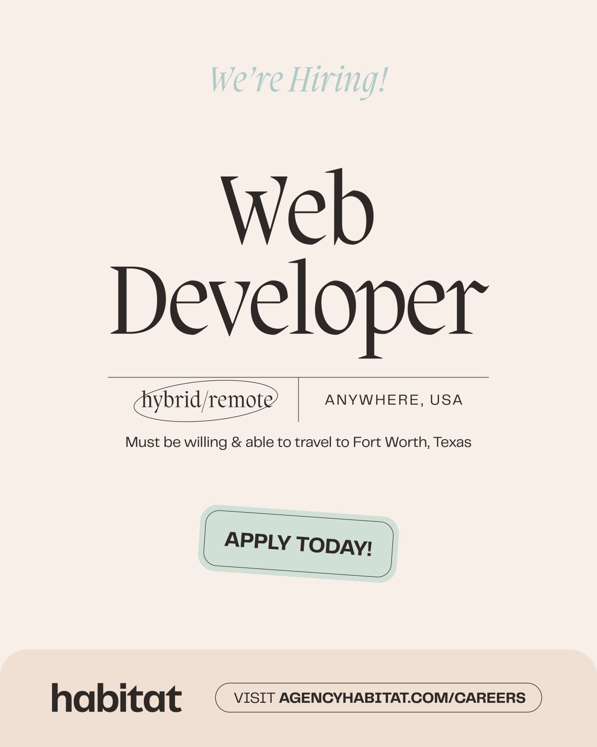 Agency Habitat ad