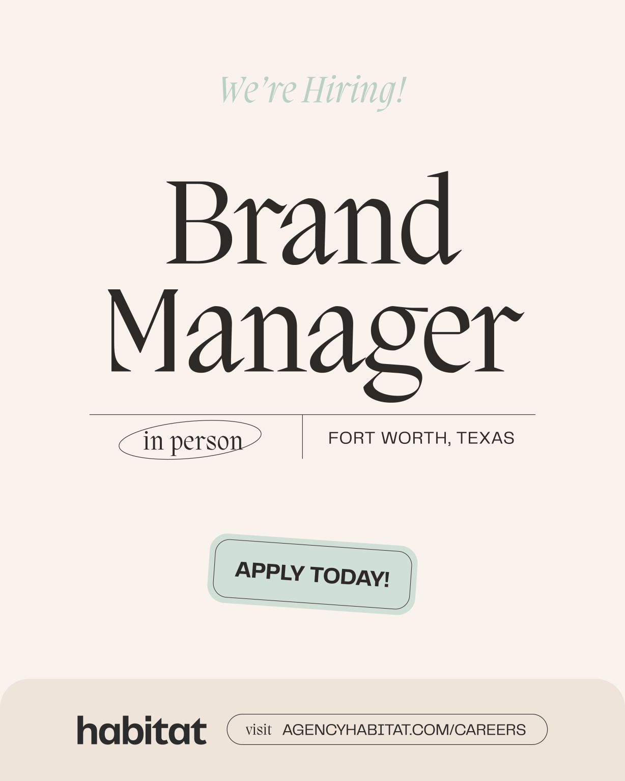 Agency Habitat ad