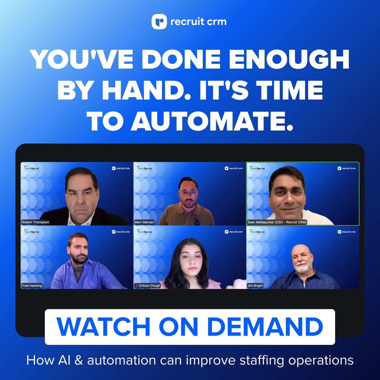 Recruit CRM ad