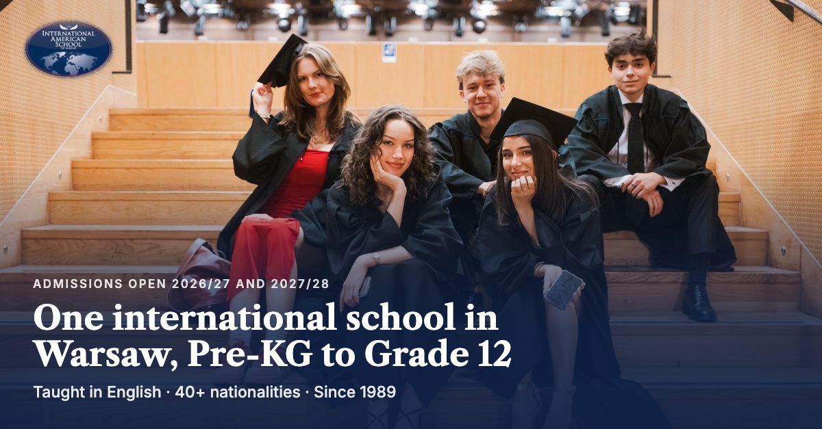 International American School of Warsaw ad