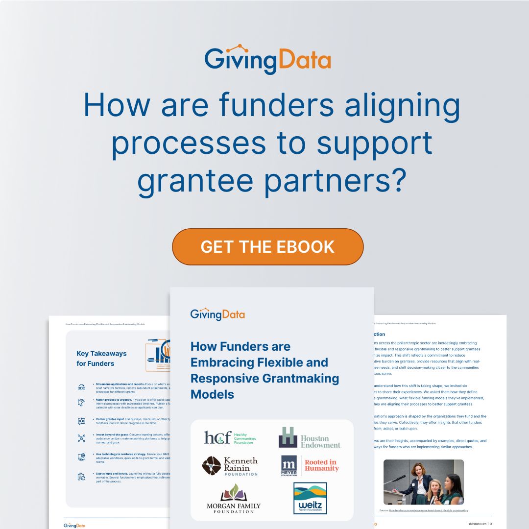 GivingData by Foundant ad