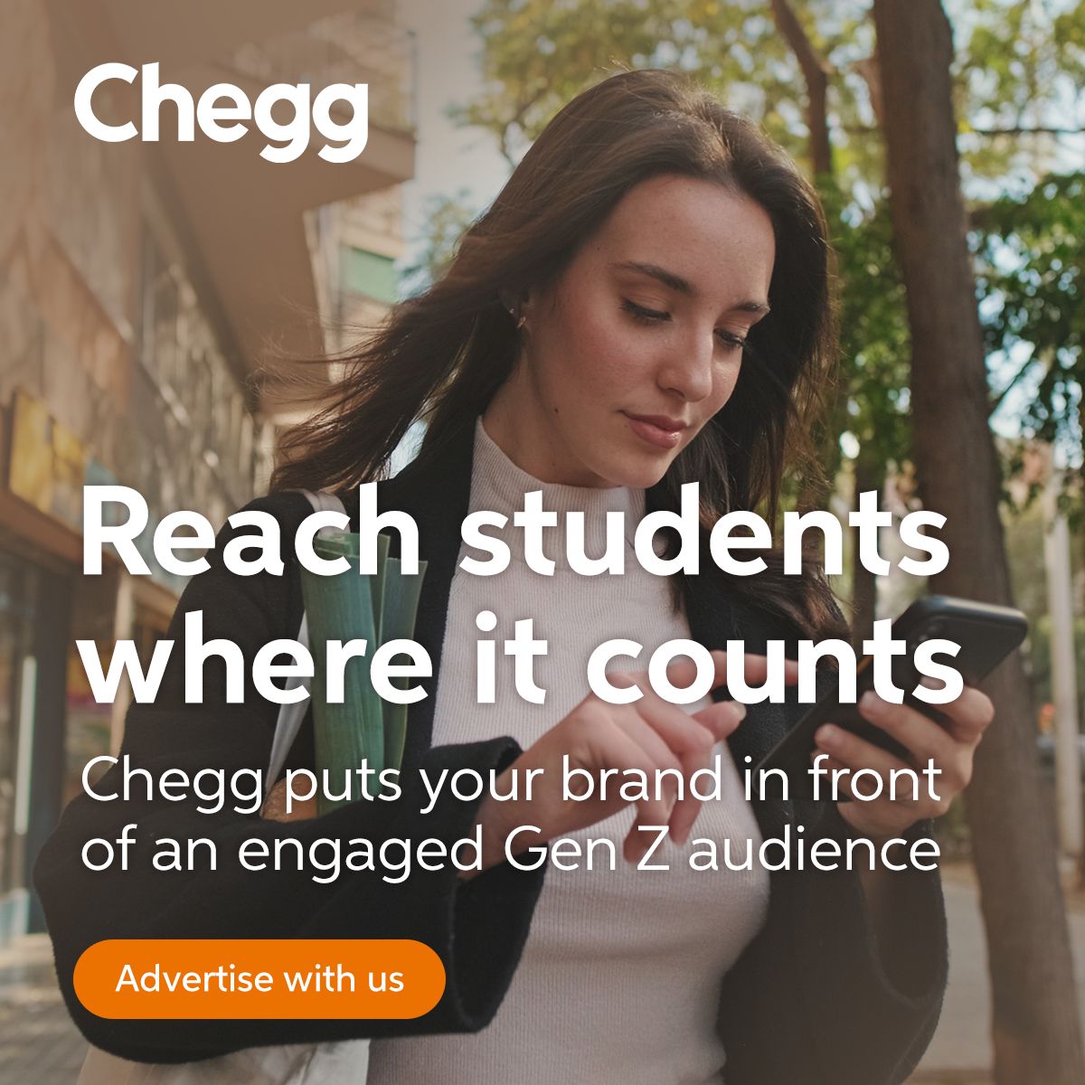 Chegg Inc. ad