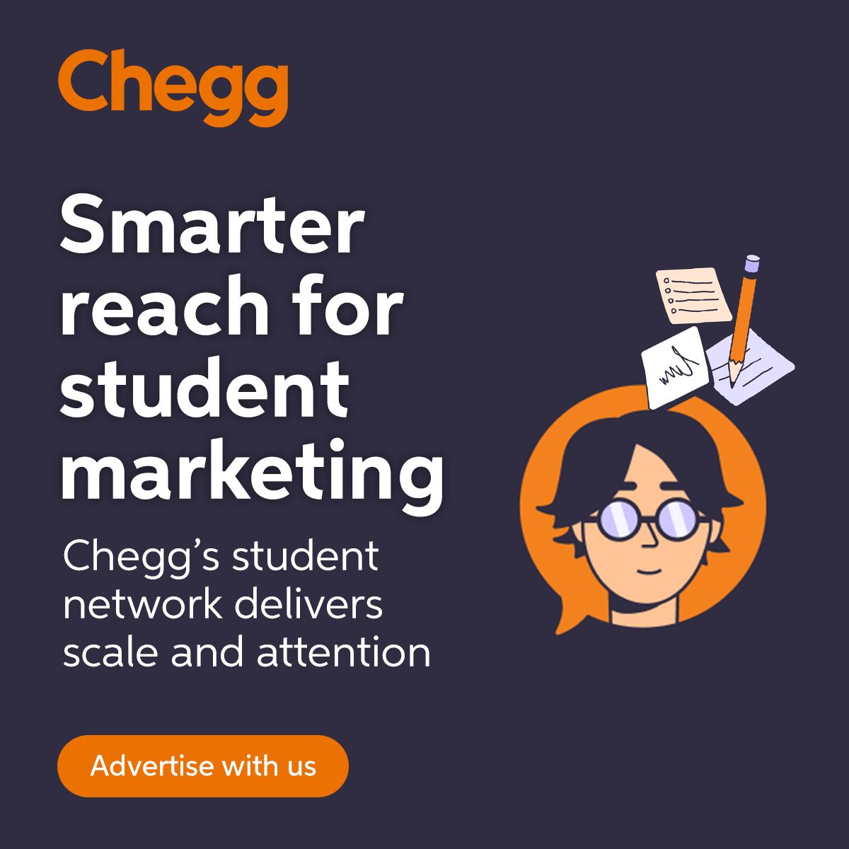 Chegg Inc. ad