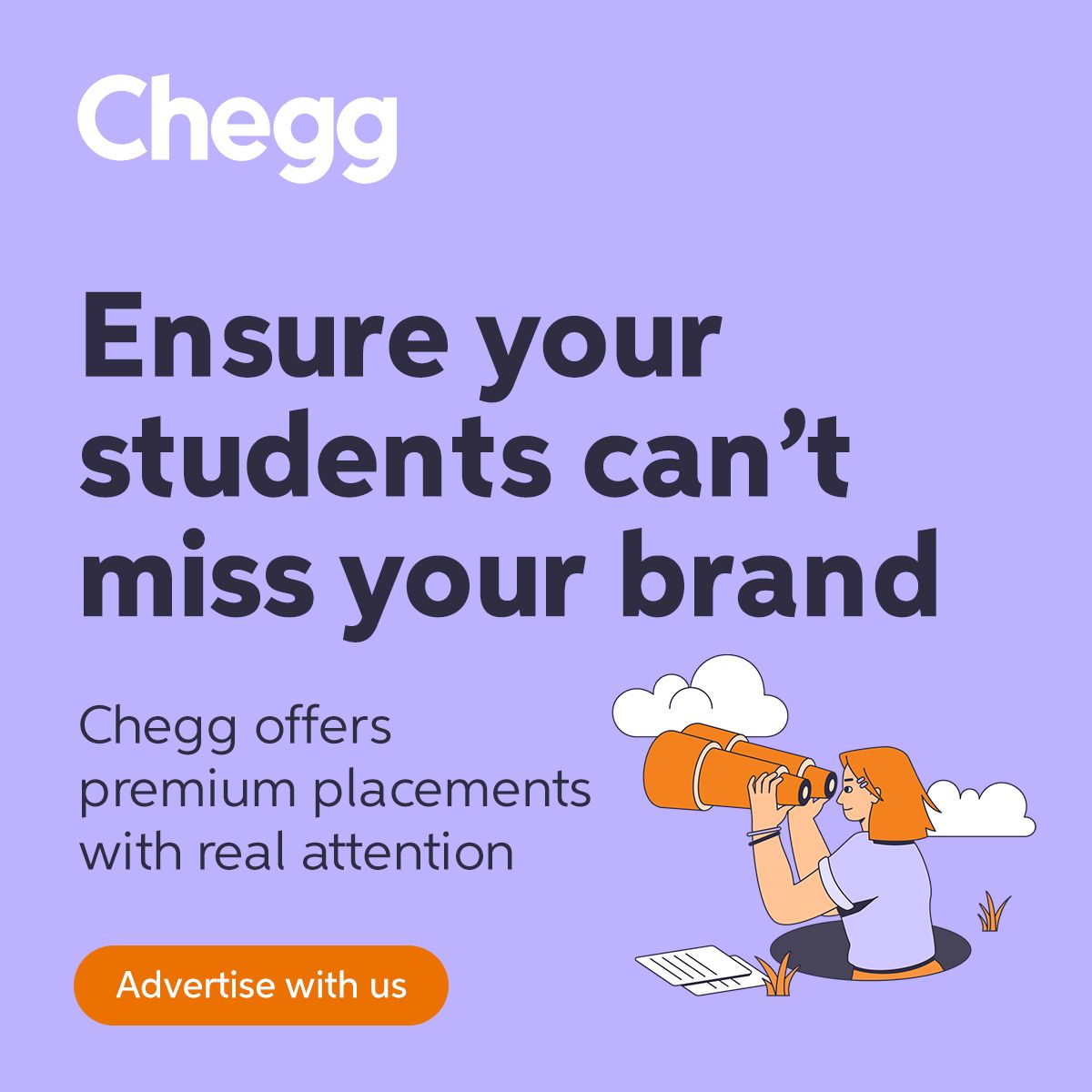 Chegg Inc. ad